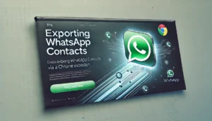 Seamlessly Transfer Your Connections: A Complete Guide to WhatsApp Contact Export via Chrome Extension
